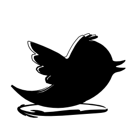 Twitterの社会的なスケッチのロゴ...