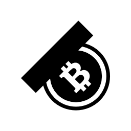 Bitcoin撤退オプション無料アイコンとシンボル