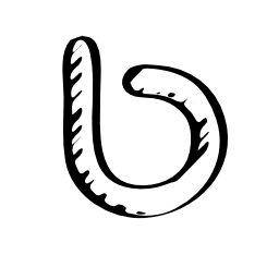 Beboのロゴスケッチシンボル無料アイコン