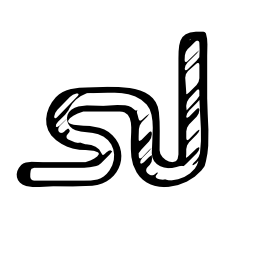 Stumbleuponのスケッチのロゴの無料アイコン