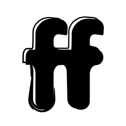 FriendFeedのロゴのスケッチの無料アイコン