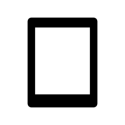 タブレットの四角形の無料のアイコン