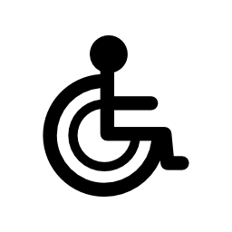 車椅子シンボル無料アイコン