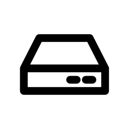 ハードディスクの概要の無料のアイコン
