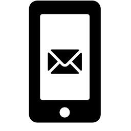 携帯電話スクリーンの無料アイコンメール封筒バックシンボル
