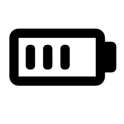 携帯電話バッテリーステータスインタフェースシンボル無料アイコン