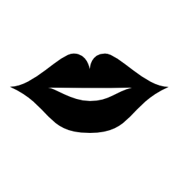 無料アイコンの女性のセクシーな口の唇