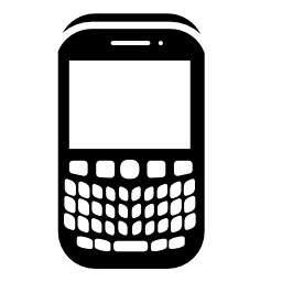 ボタン無料アイコンと丸みを帯びた形状の電話