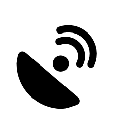 携帯電話信号のシンボル無料アイコン