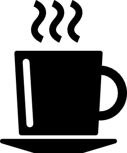 熱いコーヒーカッププレート無料アイコン