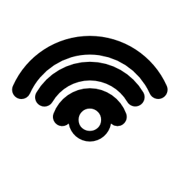 インターネット電話の接続インタフェースシンボル無料アイコン