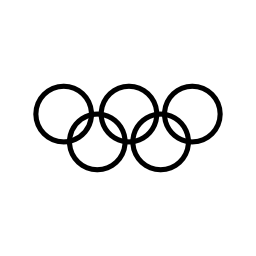 オリンピックロゴの無料アイコン