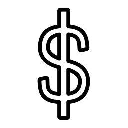 ドル通貨シンボル無料アイコン