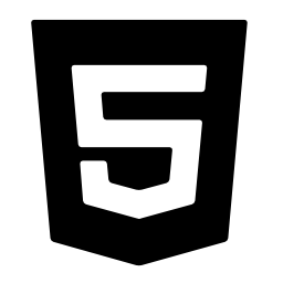 HTML5のロゴタイプ無料アイコン