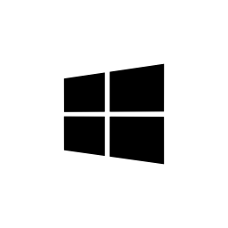 Windows側のビューはロゴ、バリアント無料アイコン