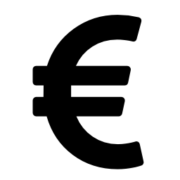 ユーロ通貨記号無料アイコン