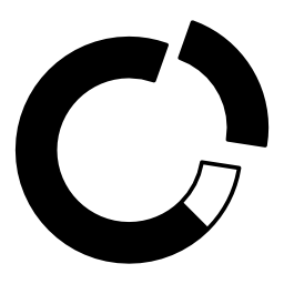 円グラフ円形グラフィックインタフェースシンボル無料アイコン