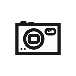 写真カメラアウトラインシンボル無料アイコン