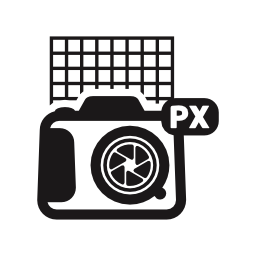 写真カメラピクセルシンボル無料アイコン
