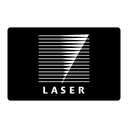 レーザー支払カードロゴ無料アイコン