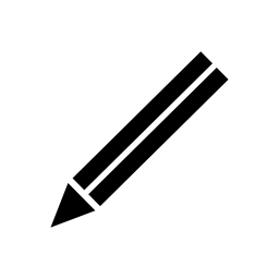鉛筆編集インタフェースシンボル無料アイコン
