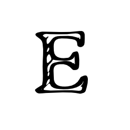 Etsyスケッチ社会手紙ロゴアウトラインシンボル無料アイコン