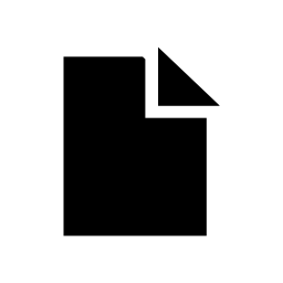 ファイルの黒い紙シートインタフェースシンボル無料アイコン