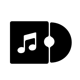 音楽ディスクの無料アイコン