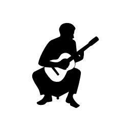 フラメンコギタープレーヤー無料アイコン