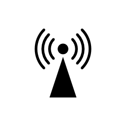 Wifi信号インタフェースシンボル無料アイコン