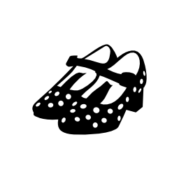フラメンコの女性靴の無料のアイコン