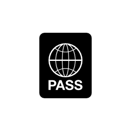 パスポートシンボル無料アイコン
