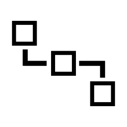3つの正方形のグラフィック無料アイコン