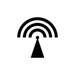 信号タワーシンボル無料アイコン