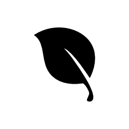 葉黒自然な形の無料アイコン