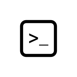 丸みを帯びた正方形フェースシンボル無料アイコンのコード兆候