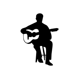 フラメンコギタープレーヤー無料アイコン