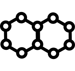 分子の六角形の形状の無料のアイコン
