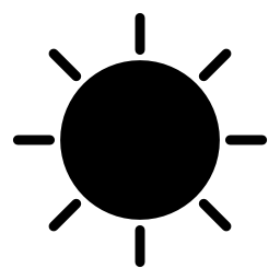 太陽は形状、バリアント無料アイコン