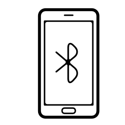 Bluetooth携帯電話画面無料アイコンサインオン