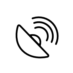 携帯電話信号のシンボル無料アイコン