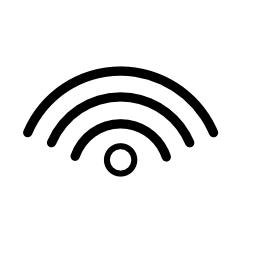 インターネット電話の接続インタフェースシンボル無料アイコン
