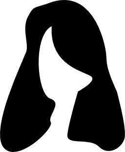 女性の髪の無料のアイコン