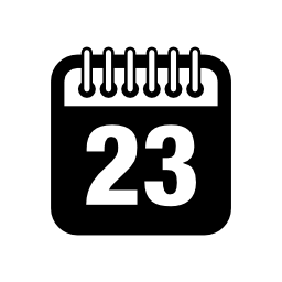 23日目無料アイコンを毎日カレンダーページ