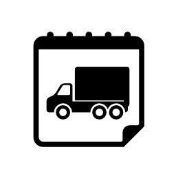 アラーム予定表ページの無料のアイコンに移動トラック