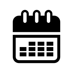 カレンダーツールインタフェースシンボルの時間管理と組織の無料アイコン