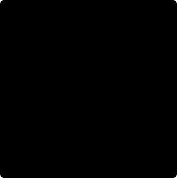 黒い正方形の丸い枠線無料アイコン