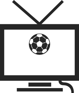 無料ベクター形式のアイコンの最大のデータベーステレビモニター無料アイコン上にサッカーボール